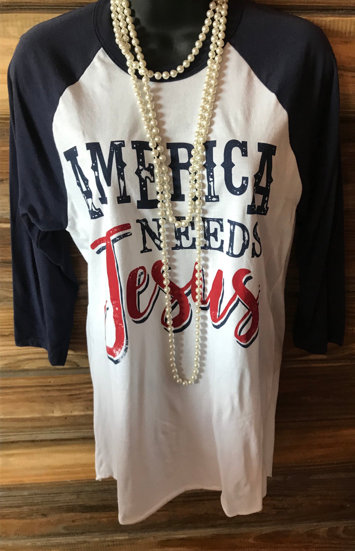 America Needs Jesus tee - The Desert Paintbrush