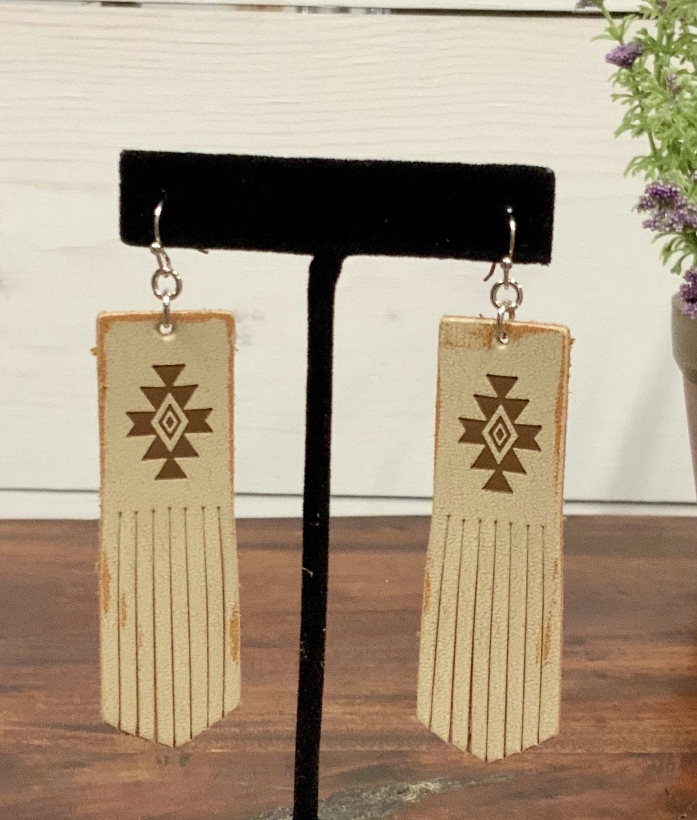 Aztec fringe earrings - The Desert Paintbrush