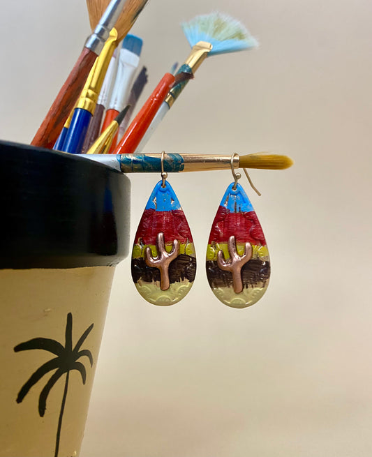 Desert Drop Earrings