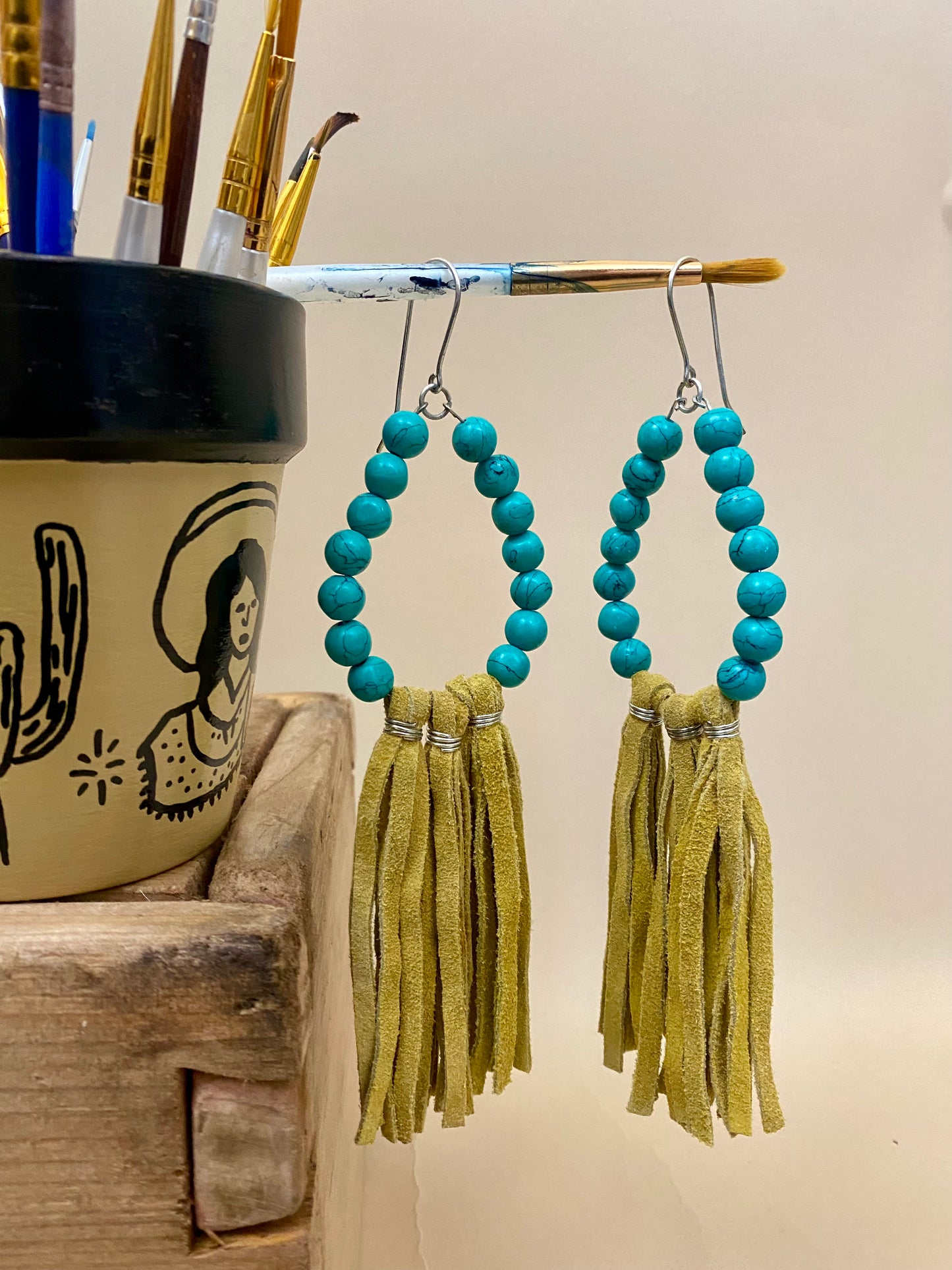 Crazy Train Rio Grande Fringe Earrings