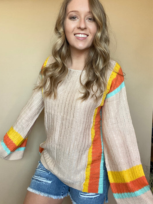 Desert Hippie Bell Sleeve Sweater