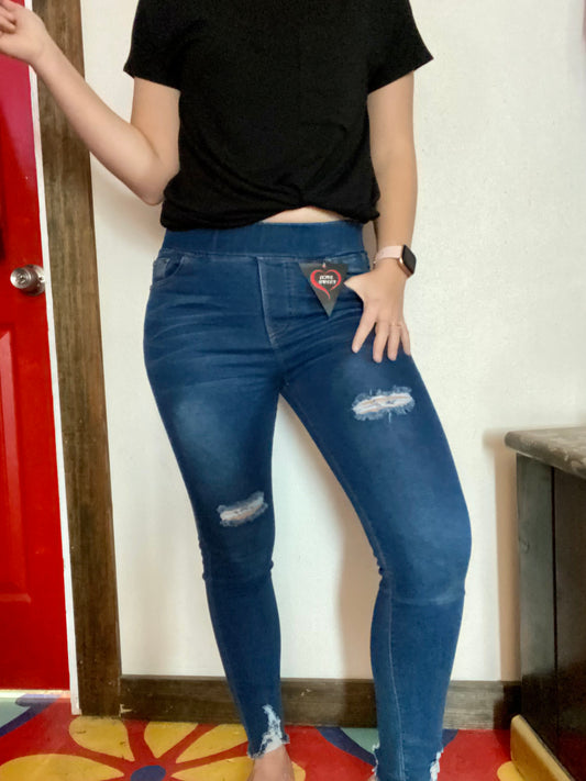 Medium Blue Jeggings