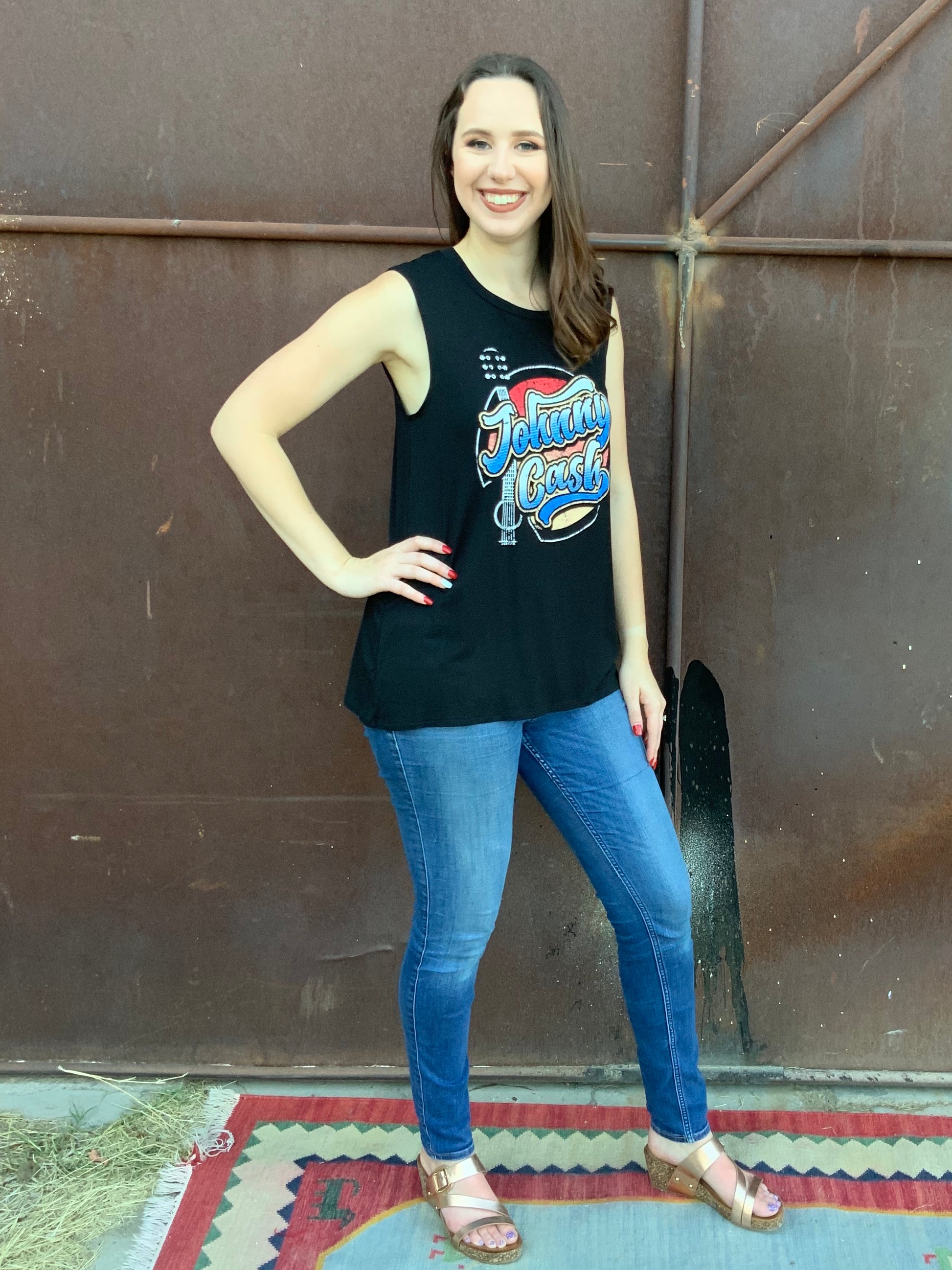 Johnny Cash tee - The Desert Paintbrush