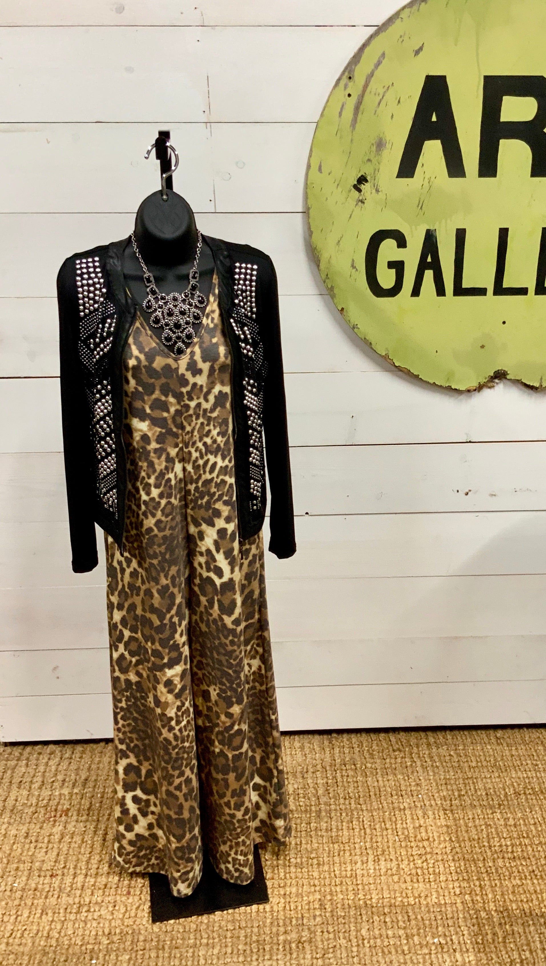Leopard jumpsuit - The Desert Paintbrush