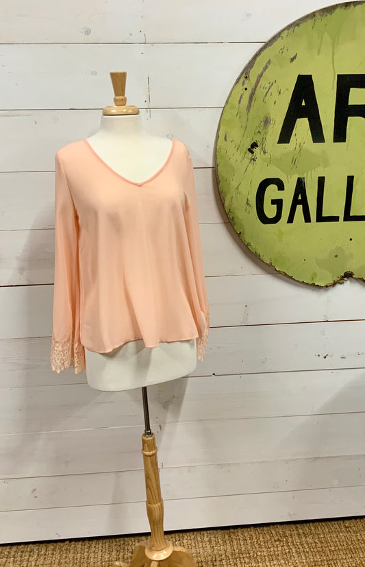 Sweet Pink Lace Top - The Desert Paintbrush