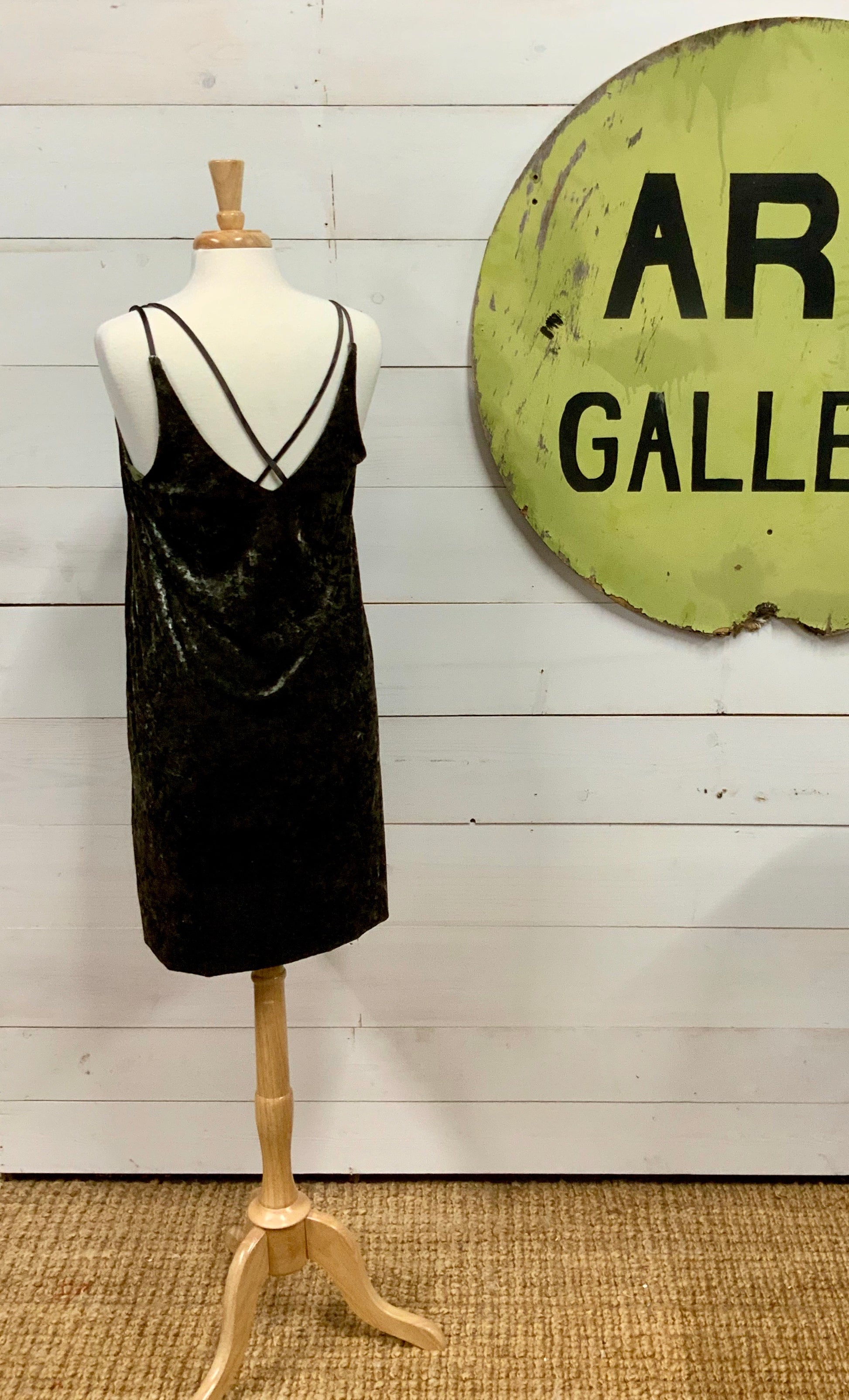Velvet Criss Cross Dress - The Desert Paintbrush