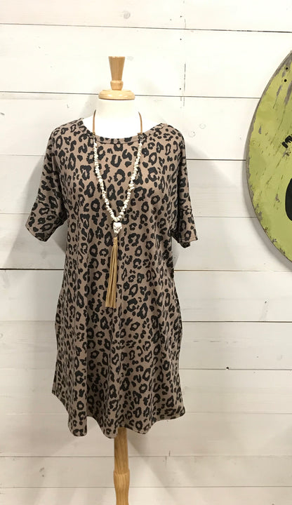 Leopard print dress - The Desert Paintbrush