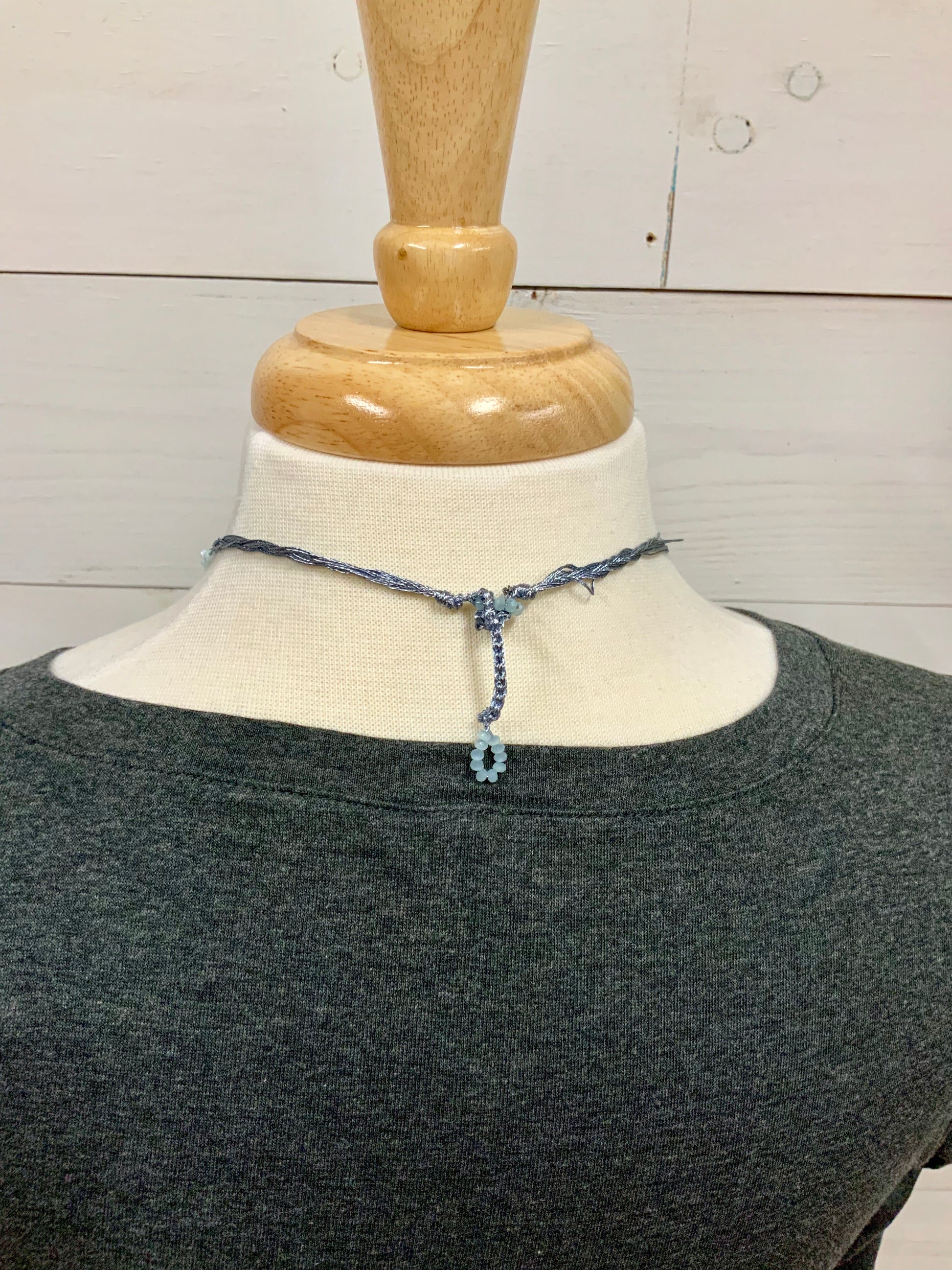 Baby Blues Multi Strand Necklace - The Desert Paintbrush