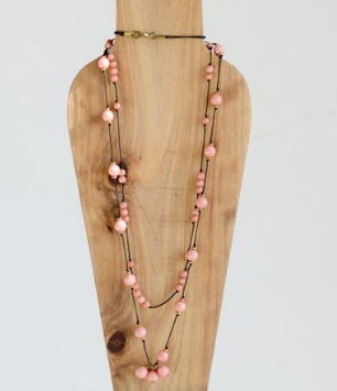 Pink Stone Necklace - The Desert Paintbrush